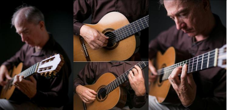 Guitar playing montage